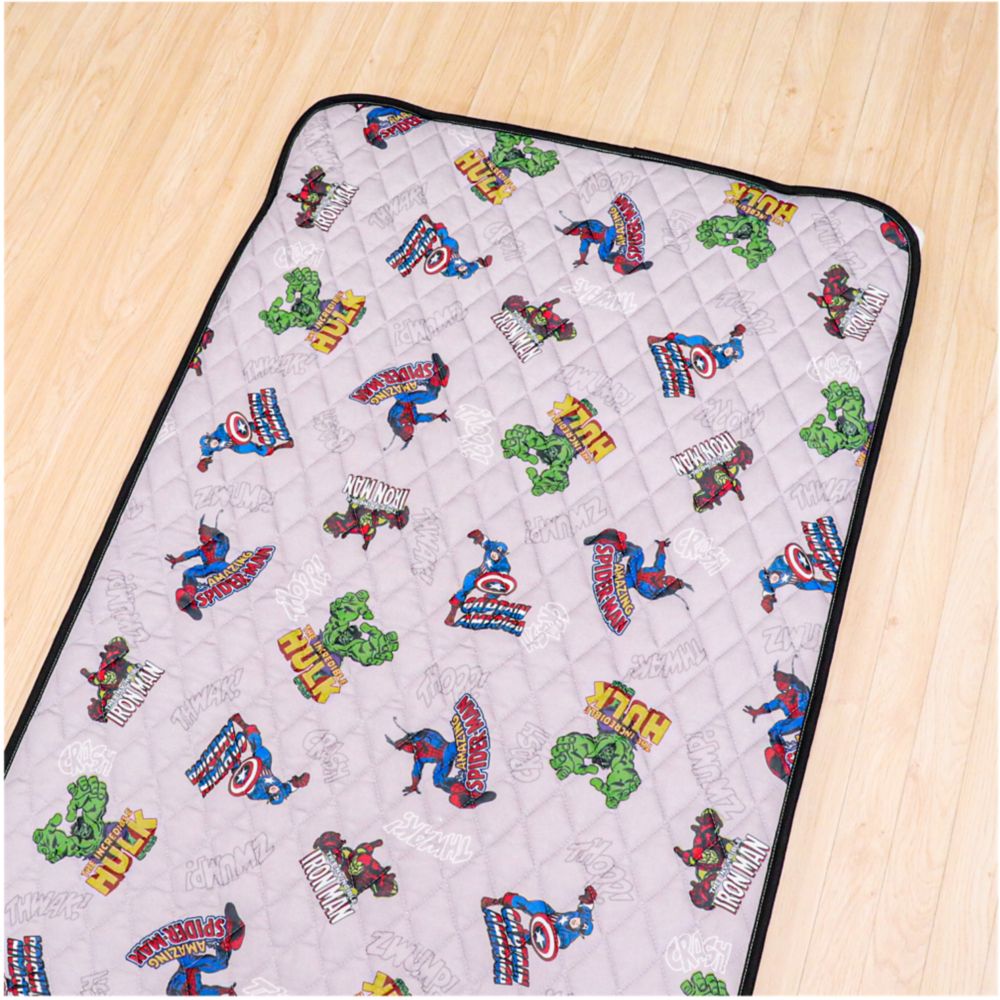 マーベル 冷感 キルトパッド アベンジャーズ スパイダーマン アイアンマン キャプテン・アメリカ ハルク 70&times;120cm ひんやり 接触冷感 NM3300-AG