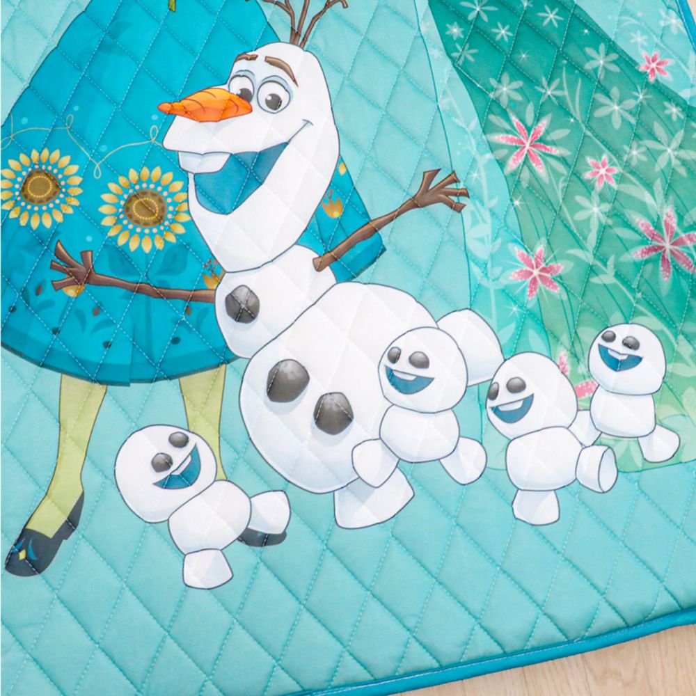 アナ エルサ オラフ 冷感 キルトパッド アナと雪の女王 70&times;120cm ひんやり 接触冷感 NZ3300-FR