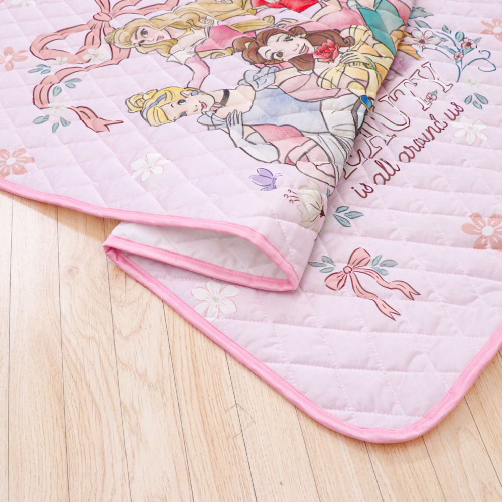 ディズニープリンセス 冷感 キルトパッド 70&times;120cm ひんやり 接触冷感 NZ3300-PR