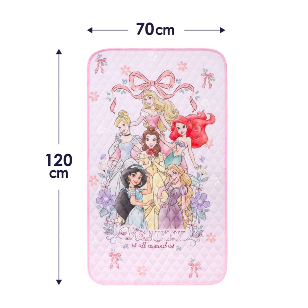 ディズニープリンセス 冷感 キルトパッド 70&times;120cm ひんやり 接触冷感 NZ3300-PR