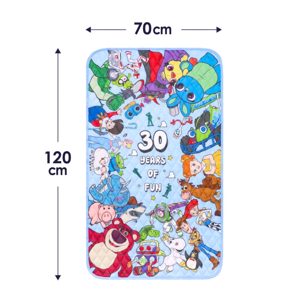 トイ・ストーリー ウッディ バズ・ライトイヤー 冷感 キルトパッド 70&times;120cm ひんやり 接触冷感 NZ3300-TS