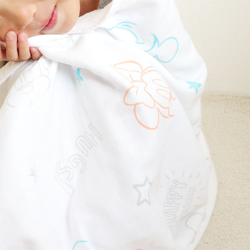 ミッキー ミニー タオルケット 85&times;115cm 表ガーゼ 裏パイル 綿100% NZ8625