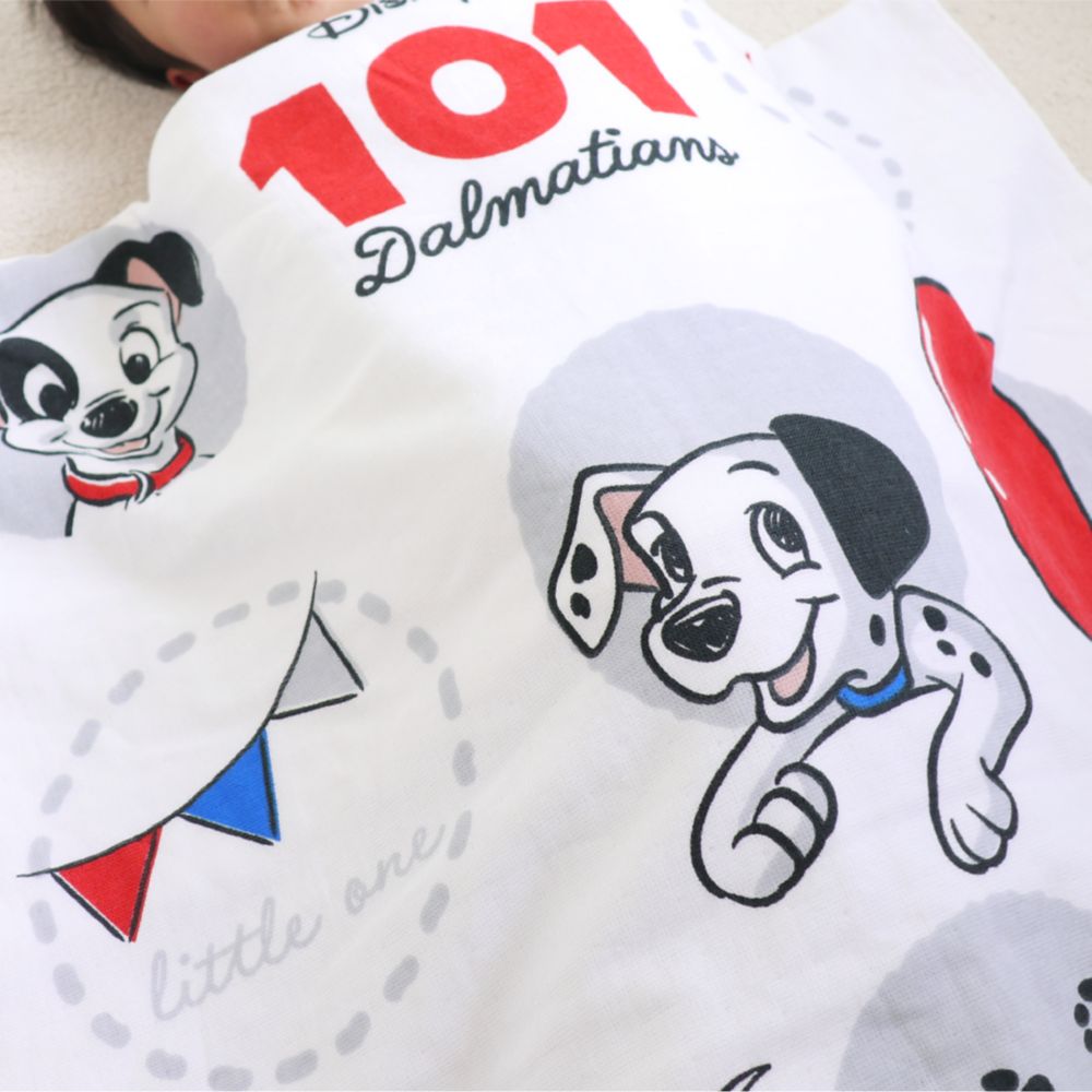 101匹わんちゃん タオルケット 85&times;115cm 表ガーゼ 裏パイル 綿100% NZ8626