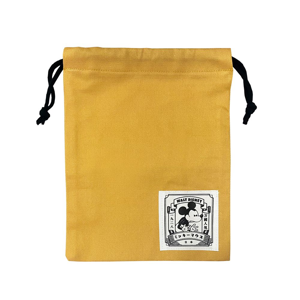 公式 ショップディズニー ミッキーネクストジャパンマーケット 巾着 スタンプ