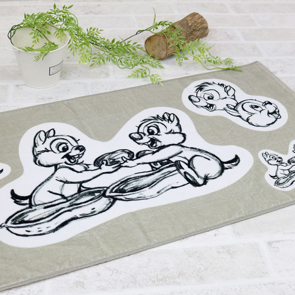 ディズニー・アニメーション・イマーシブ・エクスペリエンス／モデルシート／フェイスタオル／チップ＆デール