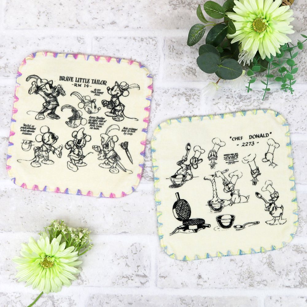 ディズニー・アニメーション・イマーシブ・エクスペリエンス／モデルシート／ミニタオル／ドナルド