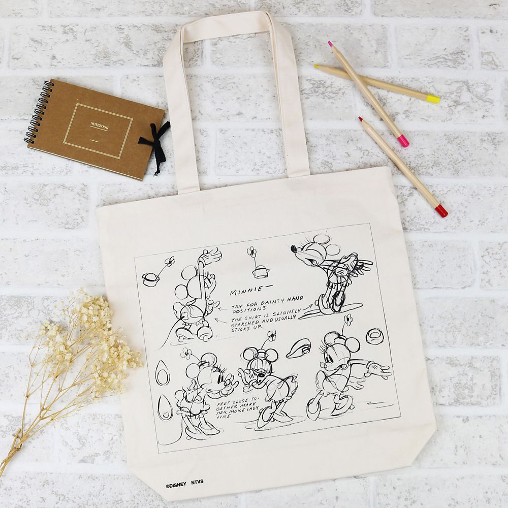 ディズニー・アニメーション・イマーシブ・エクスペリエンス／モデルシート／トートバッグ／ミッキー＆ミニー