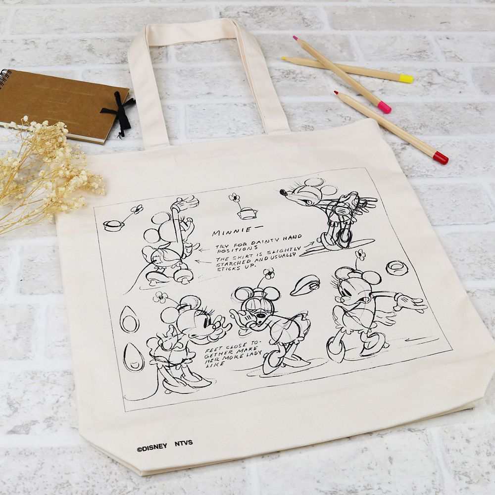 ディズニー・アニメーション・イマーシブ・エクスペリエンス／モデルシート／トートバッグ／ミッキー＆ミニー