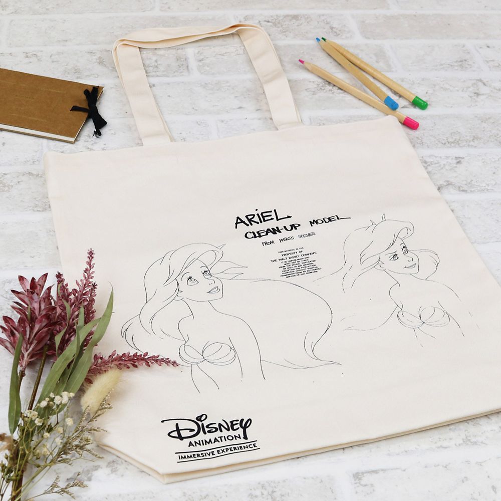 ディズニー・アニメーション・イマーシブ・エクスペリエンス／モデルシート／トートバッグ／リトル・マーメイド