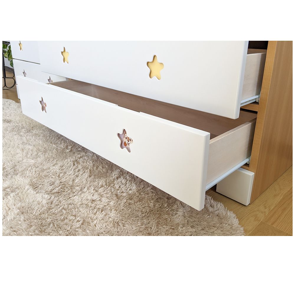 100cm幅 3段 チップ＆デール チェスト タンス 収納棚