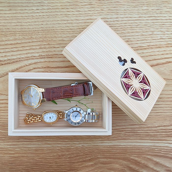 【数量限定】 小物入れ 組子 ボックス （あさのは）