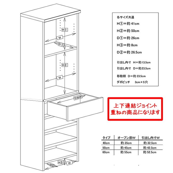 ランドリー収納 ランドリーチェスト パステルレノア　幅50cmタイプ タンス 収納棚