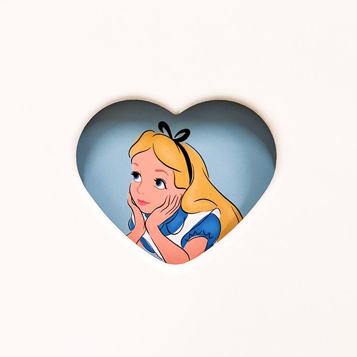 100cm幅 3段　不思議の国のアリス　アリス チェスト タンス 収納棚