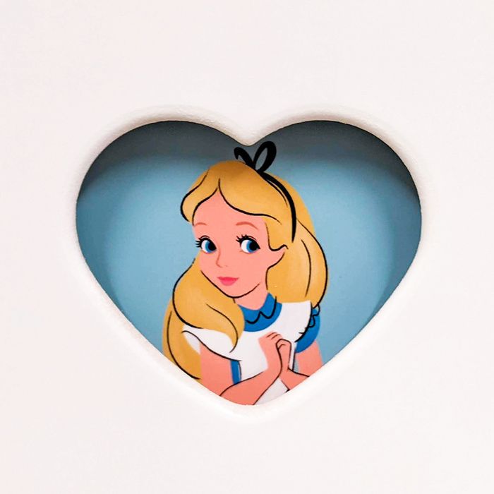 100cm幅 3段　不思議の国のアリス　アリス チェスト タンス 収納棚