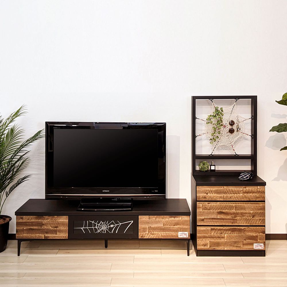 150cm幅テレビ台　スパイダーマン