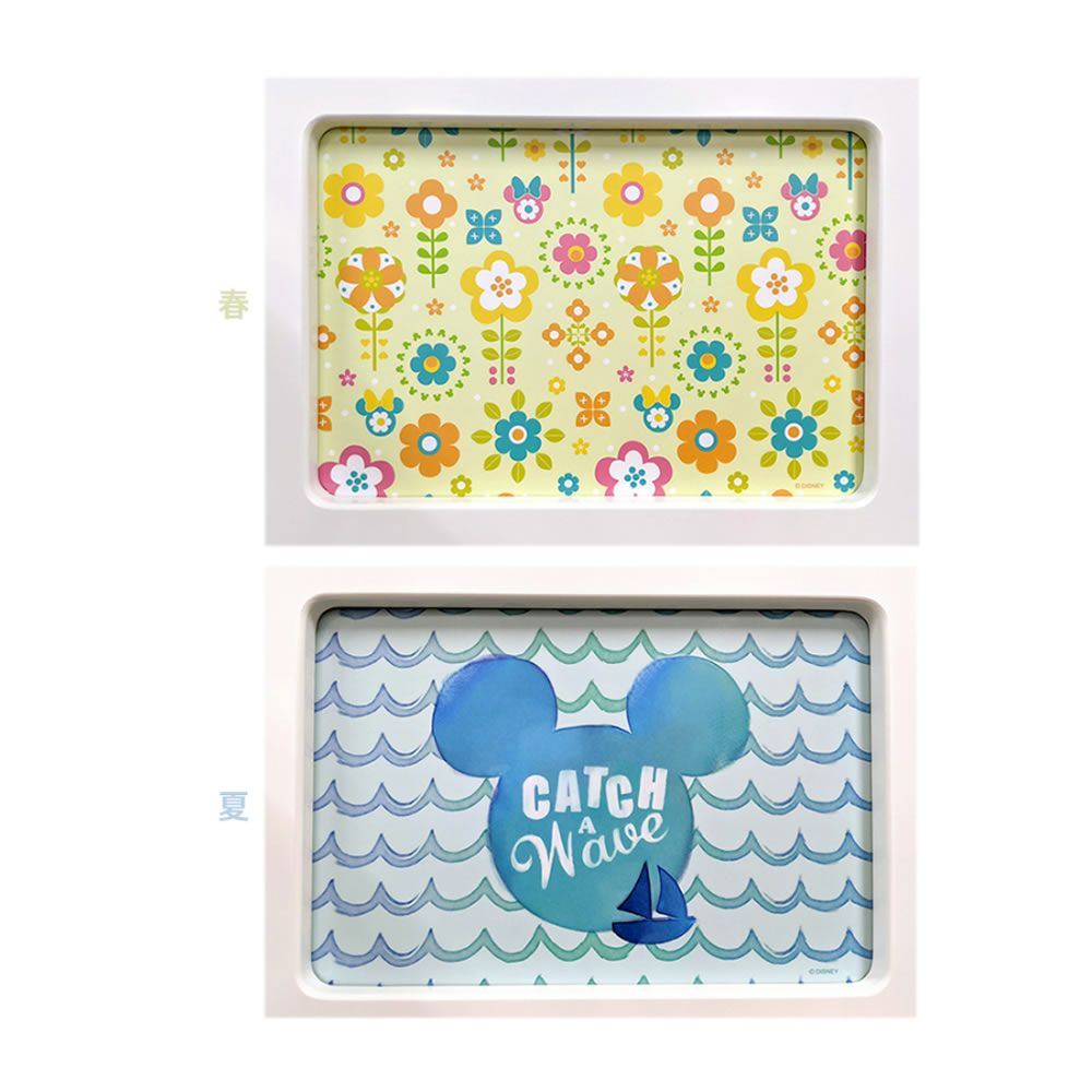 キャンバスシリーズ用　パネル（２枚セット）　春夏秋冬バージョンミッキー＆ミニー