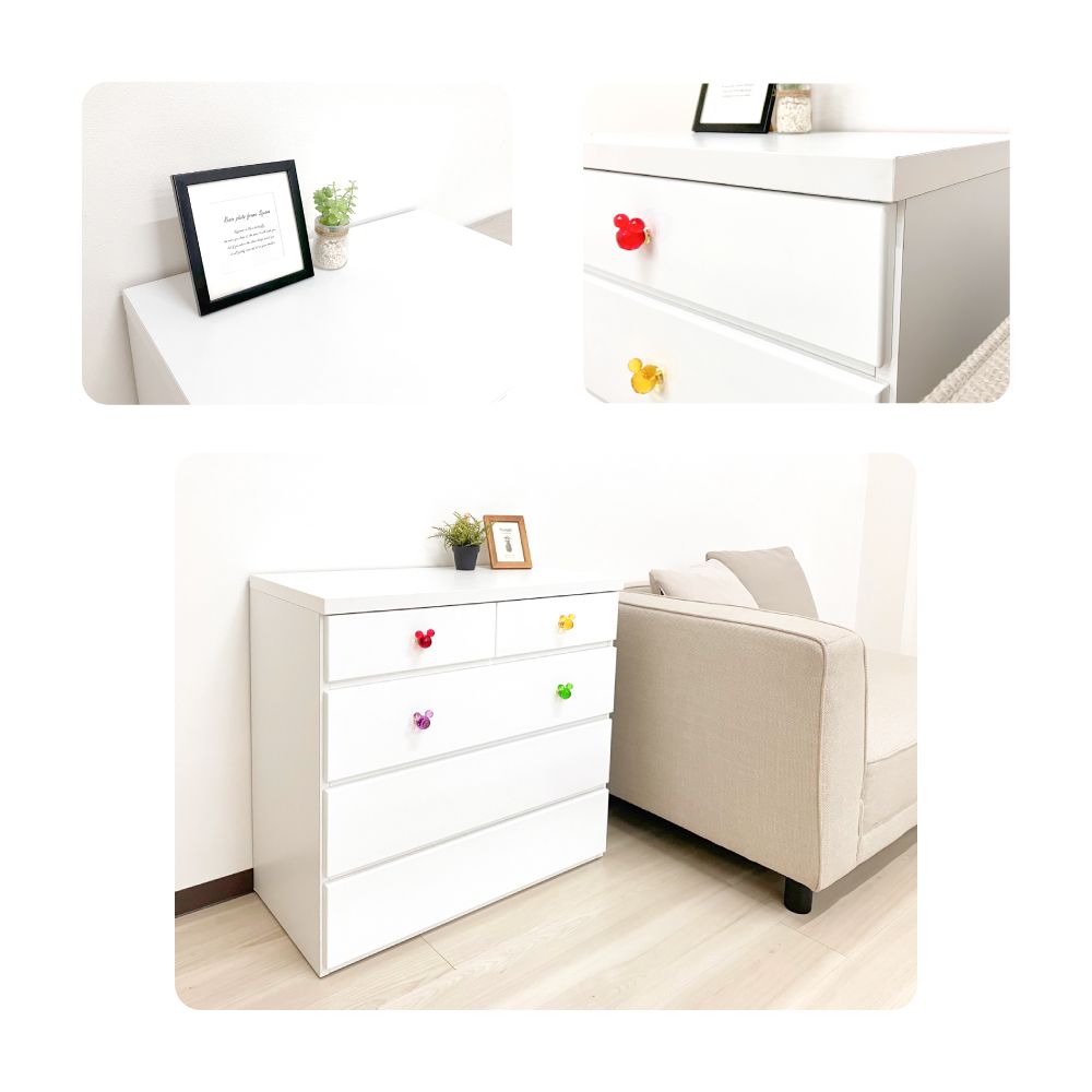 60cm幅4段 リバイブ（カラフル） チェスト タンス