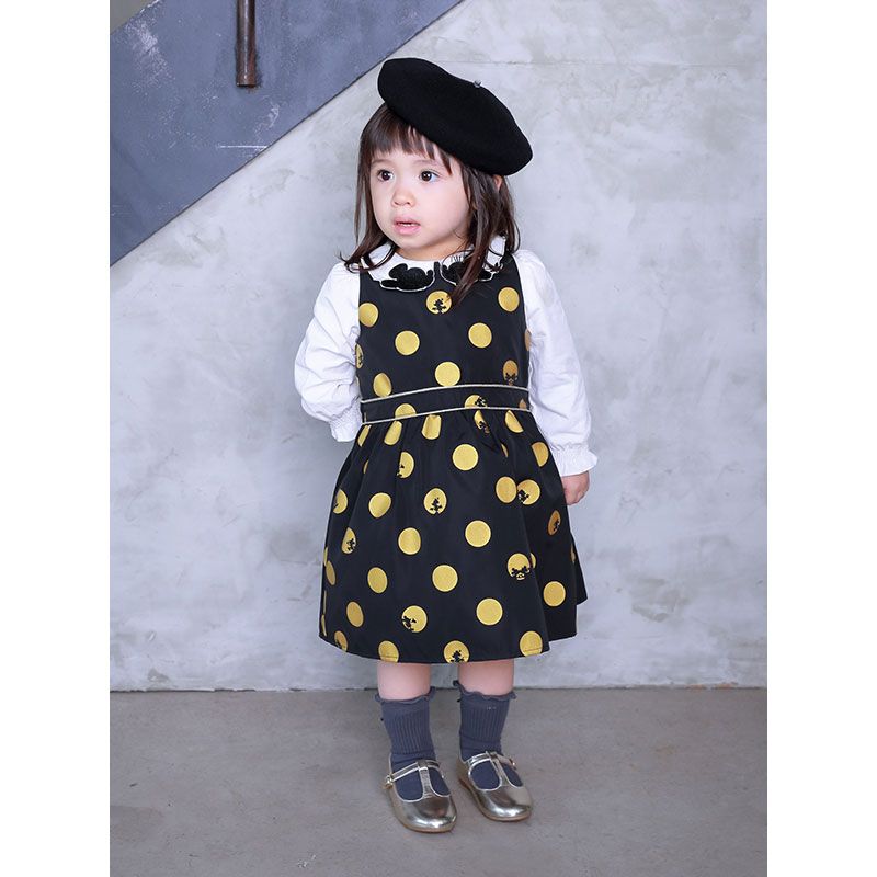 公式 ショップディズニー 送料無料 ミッキー ミニー ドット柄ドレス 90