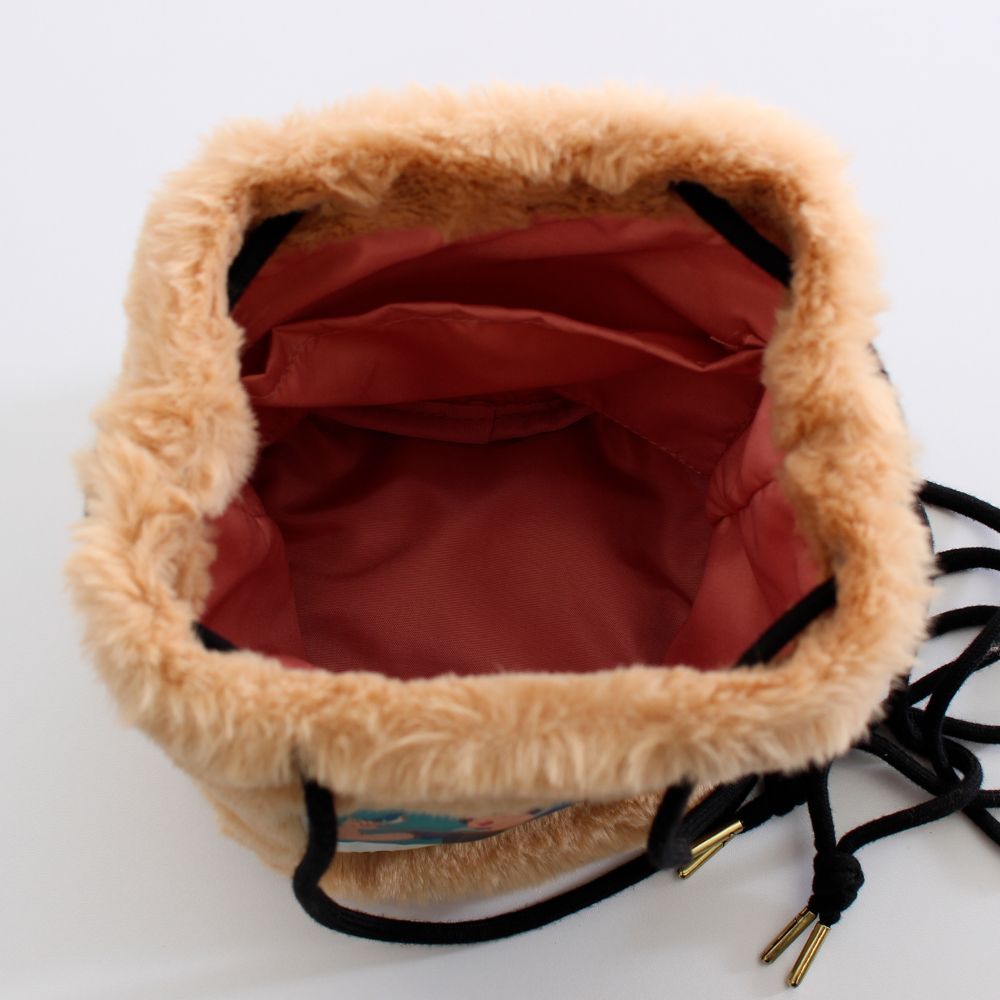 白雪姫/フェイクファー巾着バッグ(PONEYCOMB ChouChou)