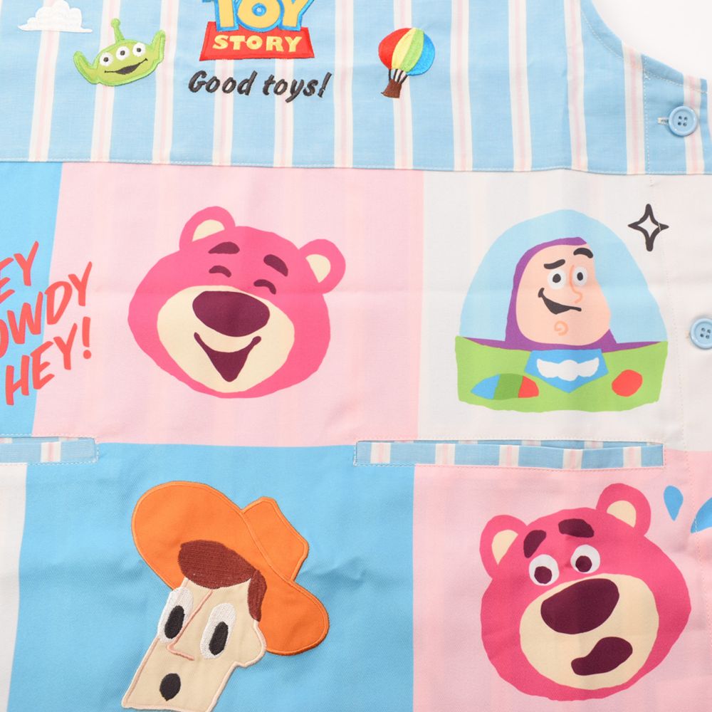 トイ・ストーリー/ウッディ、バズ・ライトイヤー、エイリアン、ロッツォ/エプロン