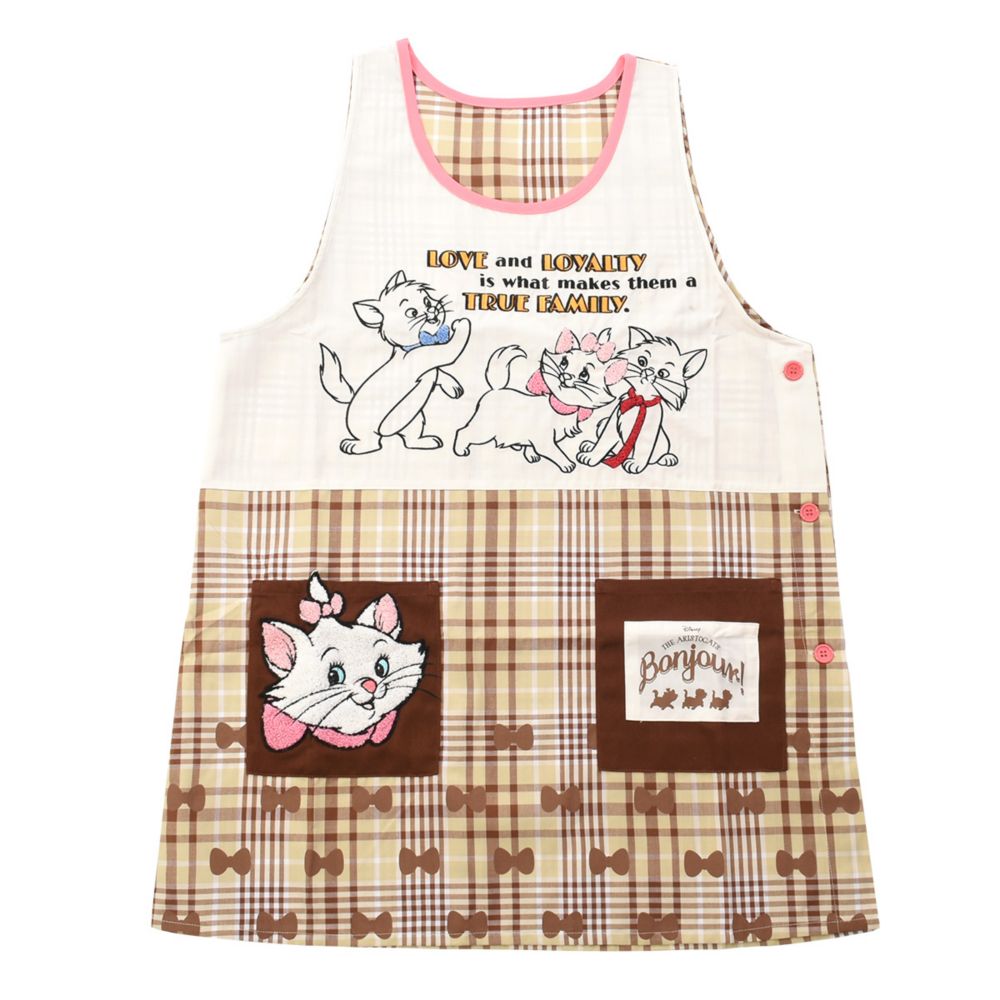 公式 ショップディズニー おしゃれキャット マリー ベルリオーズ トゥルーズ エプロン