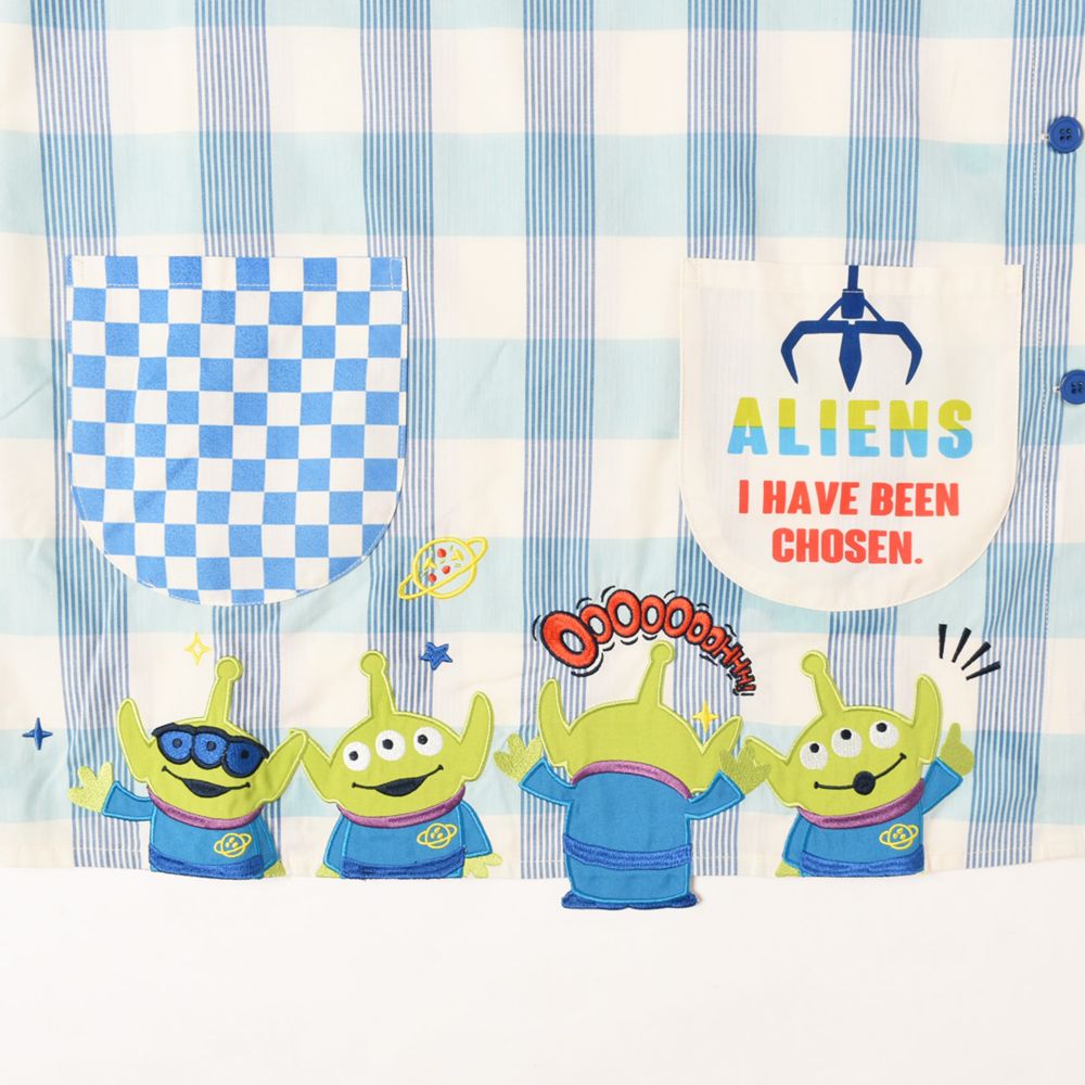 トイ・ストーリー/エイリアン/小物入れ付きエプロン