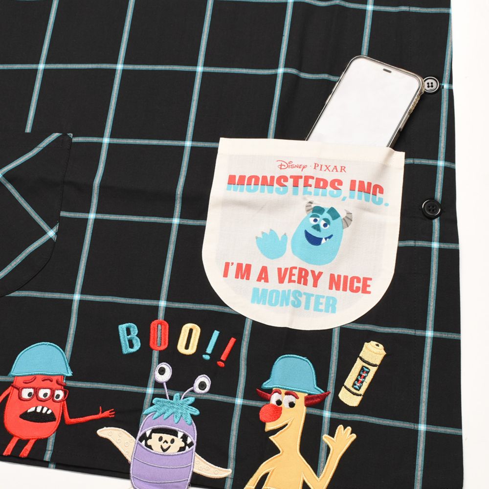 モンスターズ・インク/サリー＆マイク/小物入れ付きエプロン