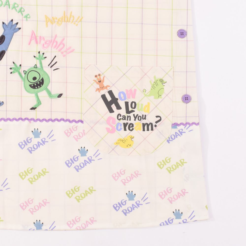 【Disney＆PIXAR】モンスターズ・インク/刺繍エプロン