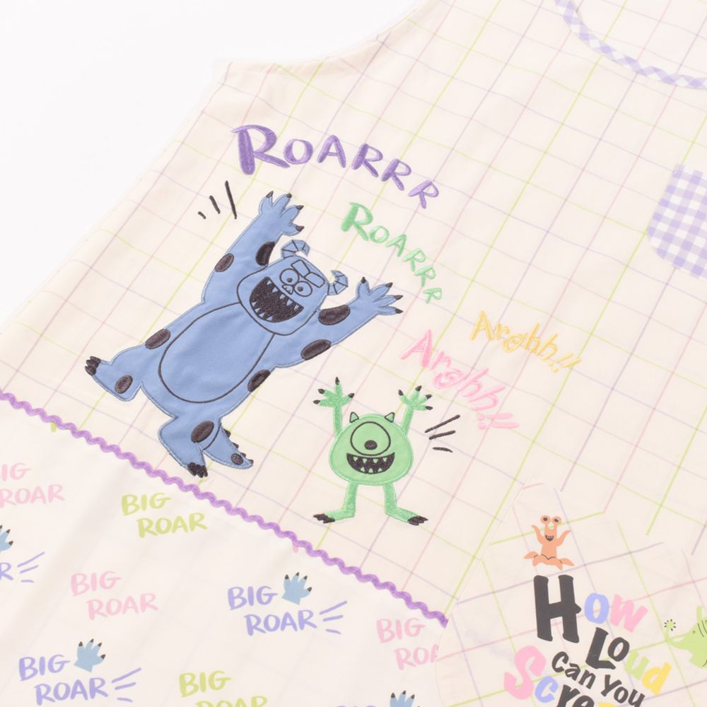 【Disney＆PIXAR】モンスターズ・インク/刺繍エプロン