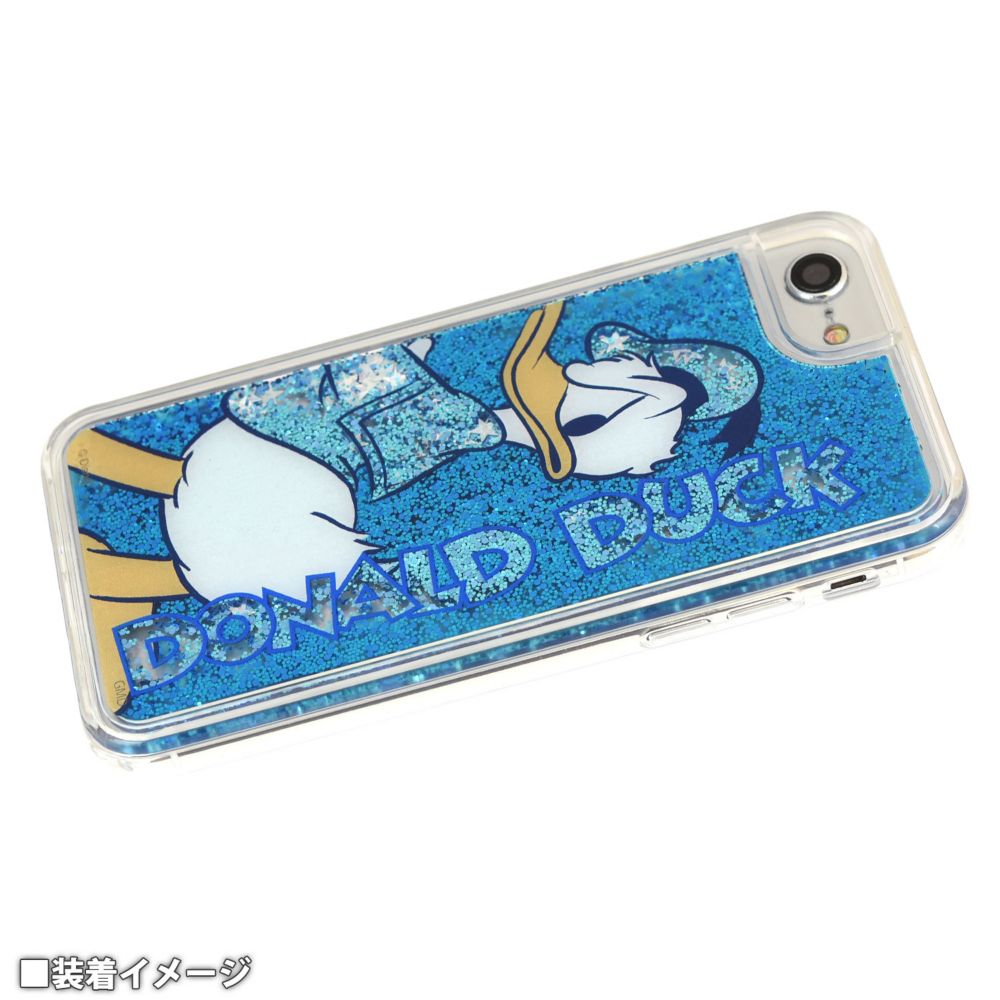 ドナルドダック iPhone7/8 対応 グリッターケース アップ DN-691A