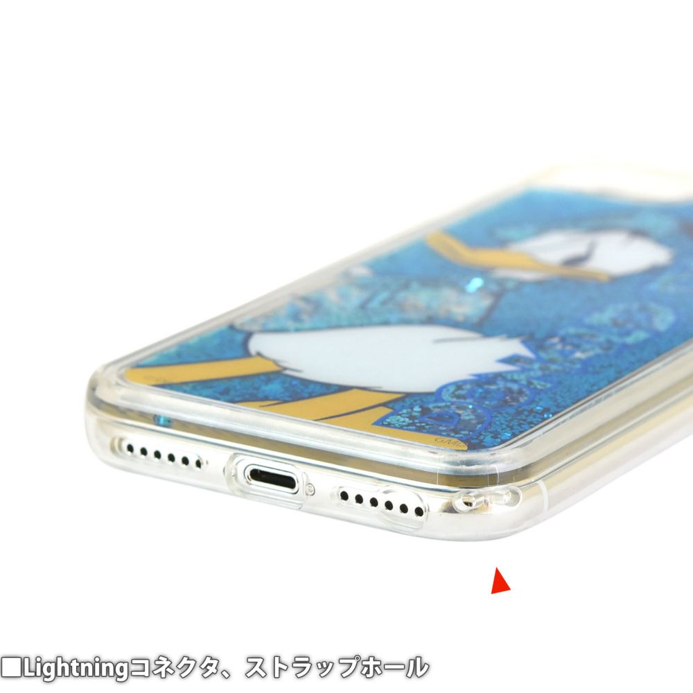 ドナルドダック iPhone7/8 対応 グリッターケース アップ DN-691A