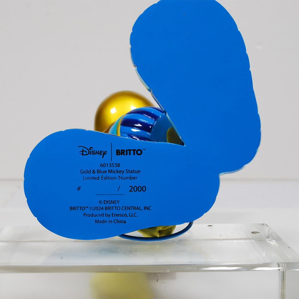 『Disney x BURITTO』ミッキースタチュー 世界2000個限定 BRIT001R/ブルー