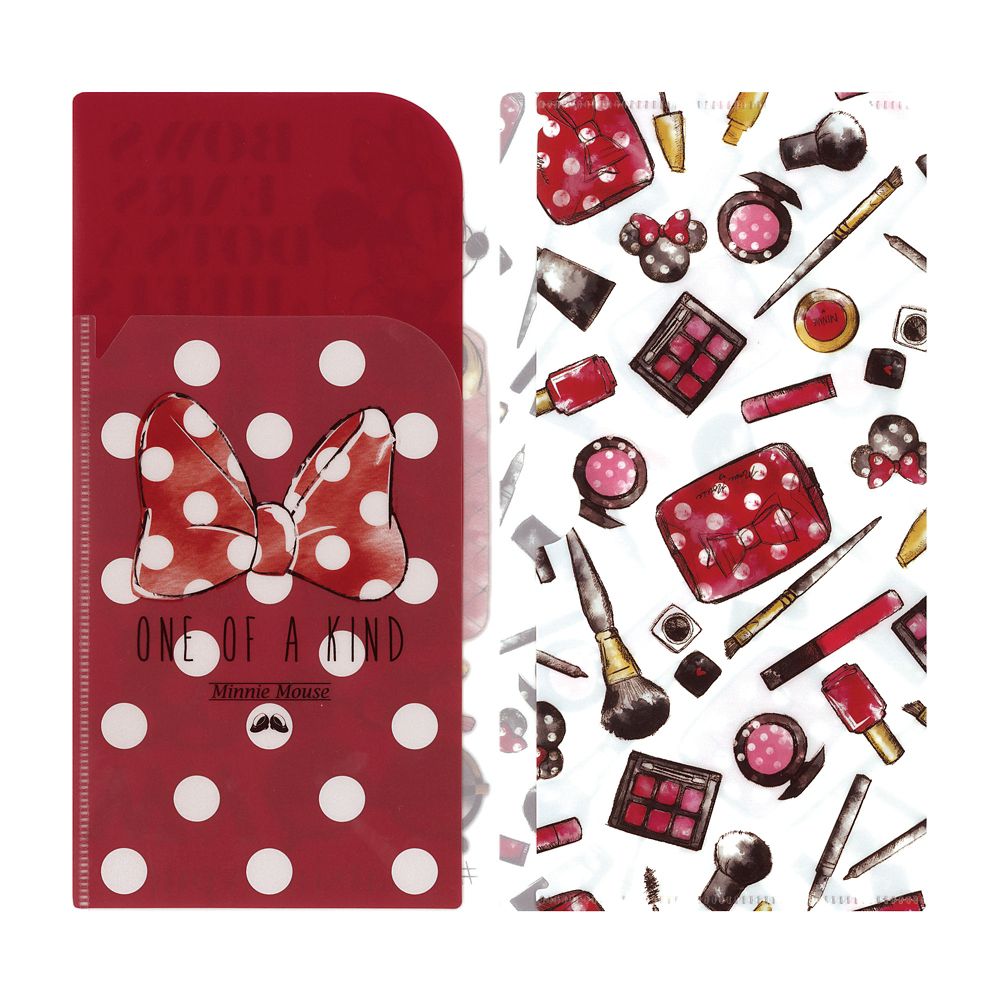 マスクケース(3ポケットタイプ)　ミニーマウスの持ち物