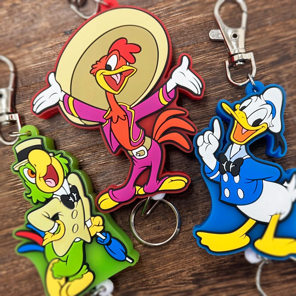 三人の騎士/パンチート　ラバーリールキーホルダー