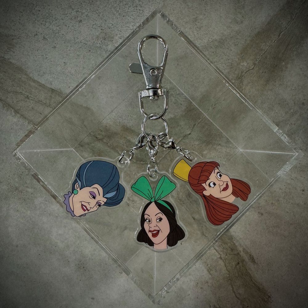 ディズニーヴィランズ/トリオアクリルキーホルダー【8個セット】