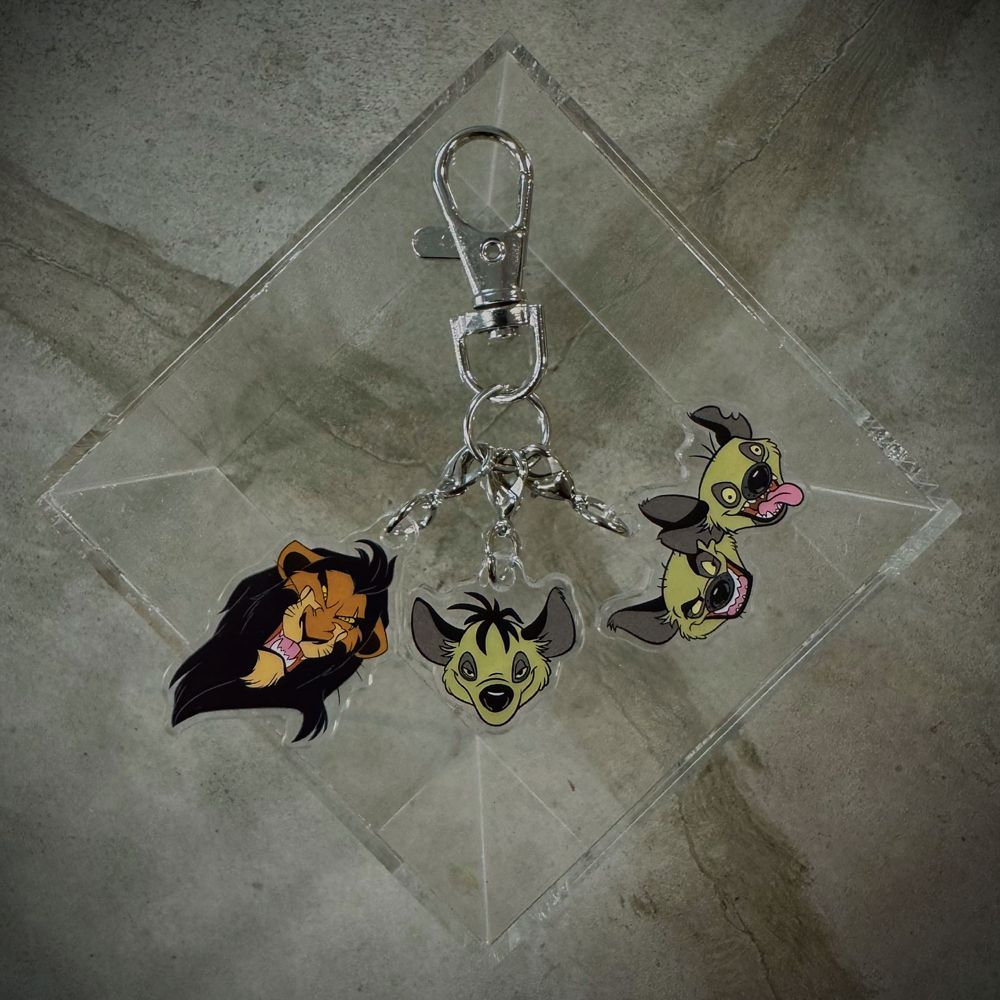 ディズニーヴィランズ/トリオアクリルキーホルダー【8個セット】