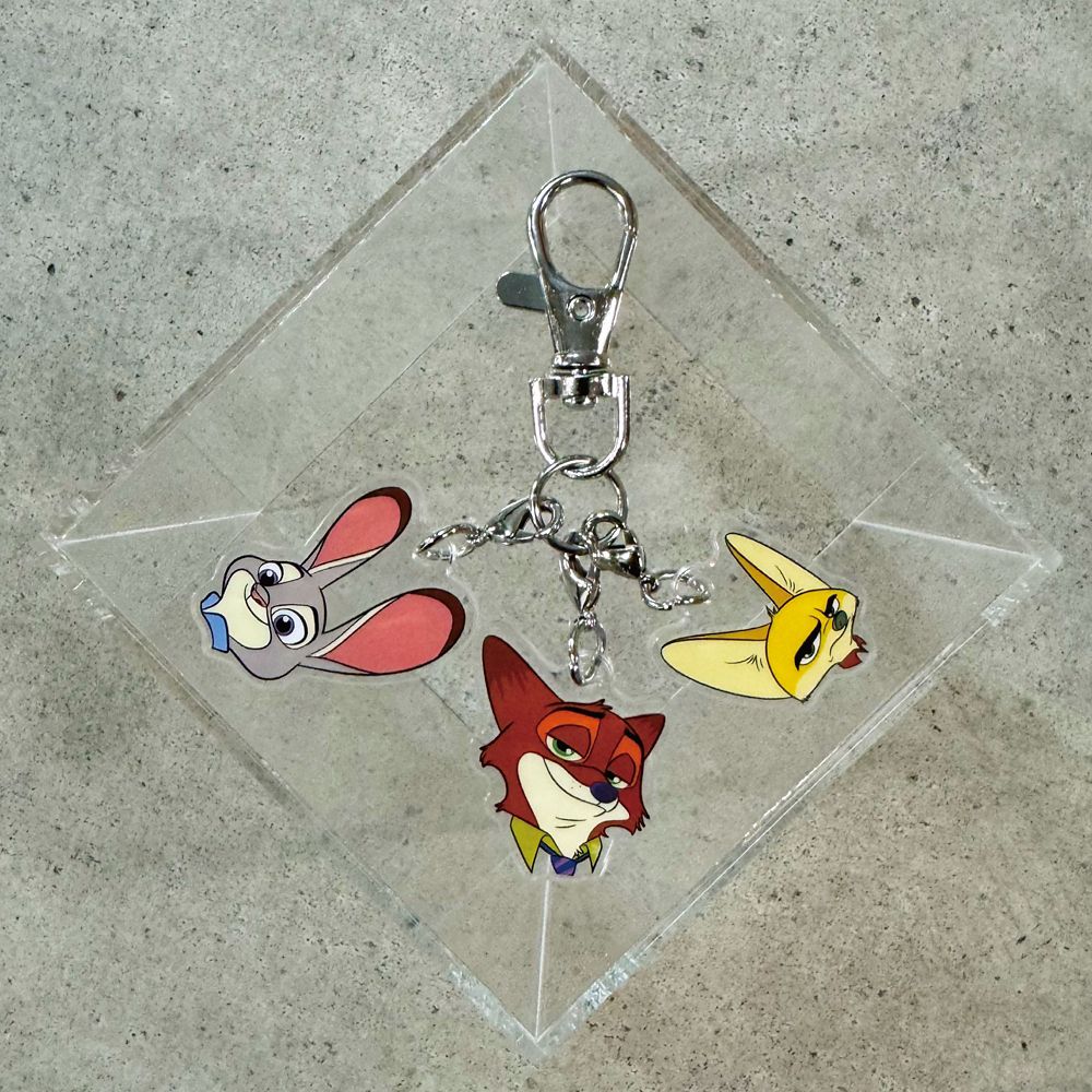 ディズニーアニメーションシリーズ/トリオアクリルキーホルダー【8個セット】