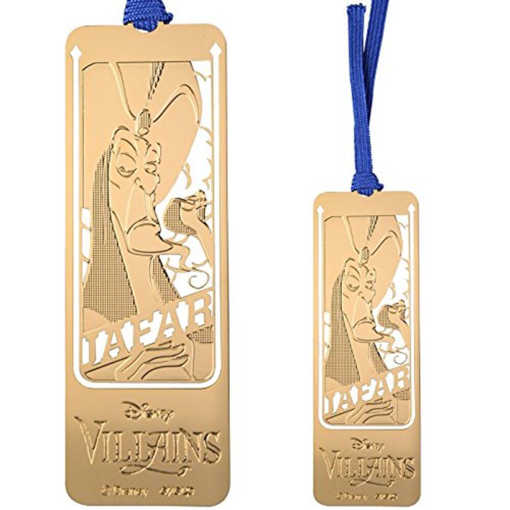 公式 ショップディズニー ヴィランズ エッチング ブックマーカー金 ジャファー