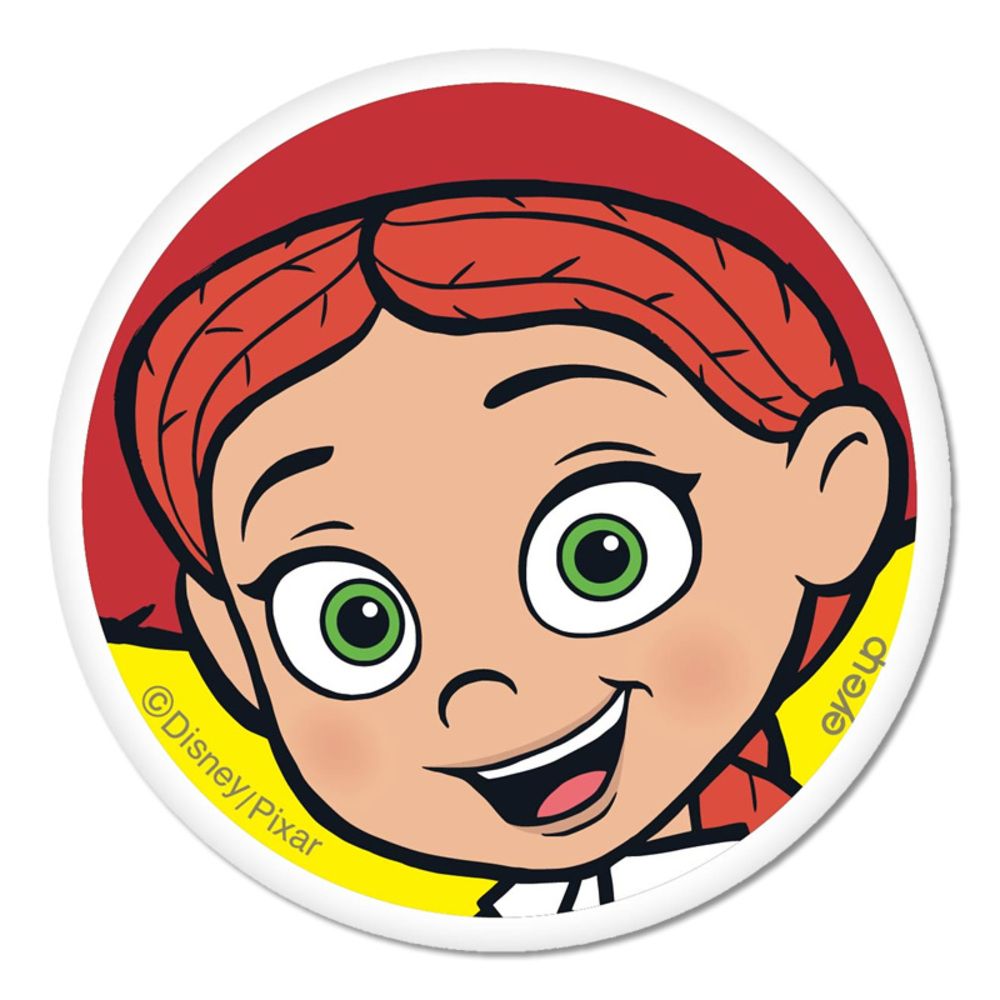 公式 ショップディズニー トイ ストーリー4 ポリカバッジ ジェシー