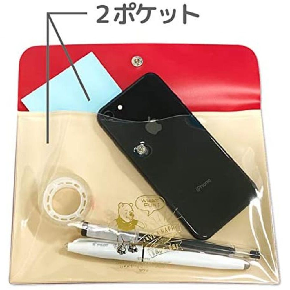 くまのプーさん バイカラーエンベロープケース(プーさん)