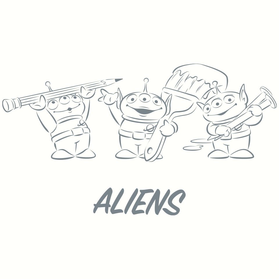 ディズニー エクルフルネスライフ ツールトラック エイリアン