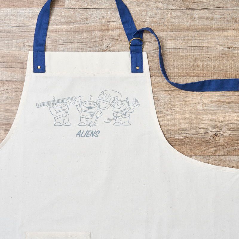 ディズニー エクルフルネスライフ ワークエプロン 生成り エイリアン