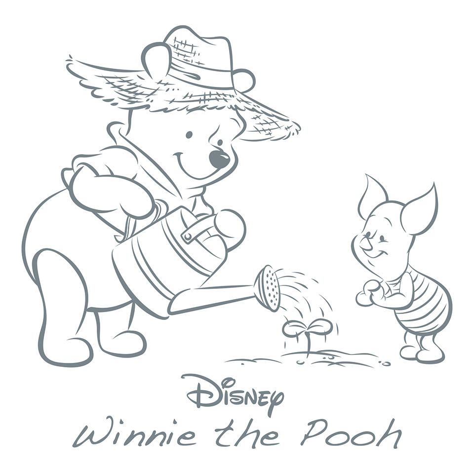 ディズニー エクルフルネスライフ ZIP付き縦型トートバッグ 生成り くまのプーさん