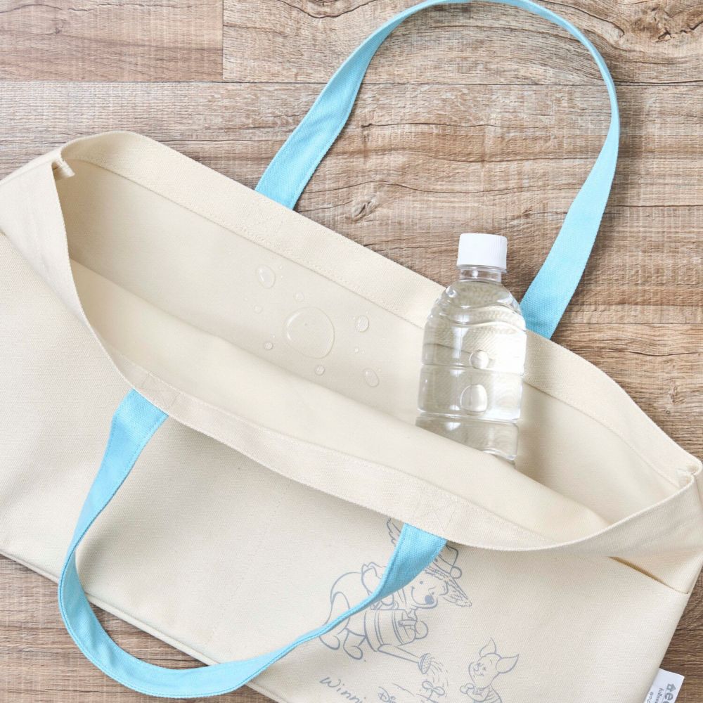 ディズニー エクルフルネスライフ 横型DIYトートバッグ 生成り くまのプーさん