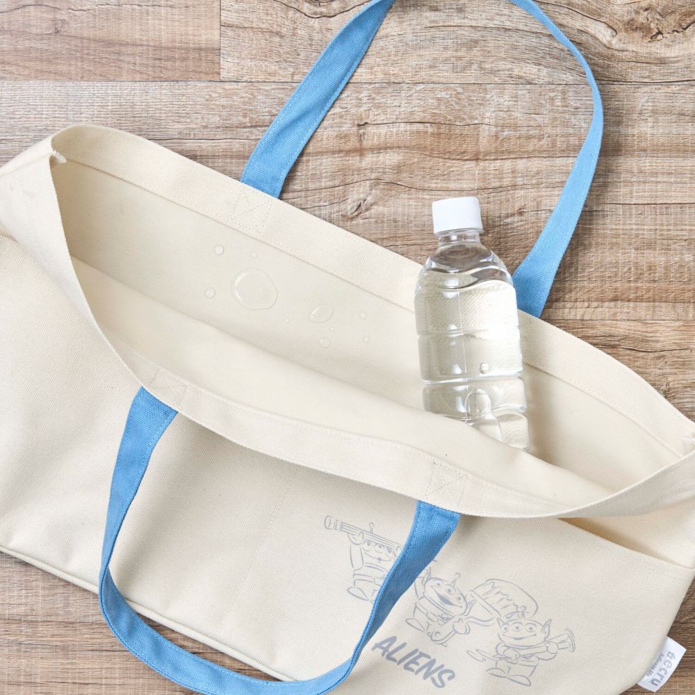 ディズニー エクルフルネスライフ 横型DIYトートバッグ 生成り エイリアン