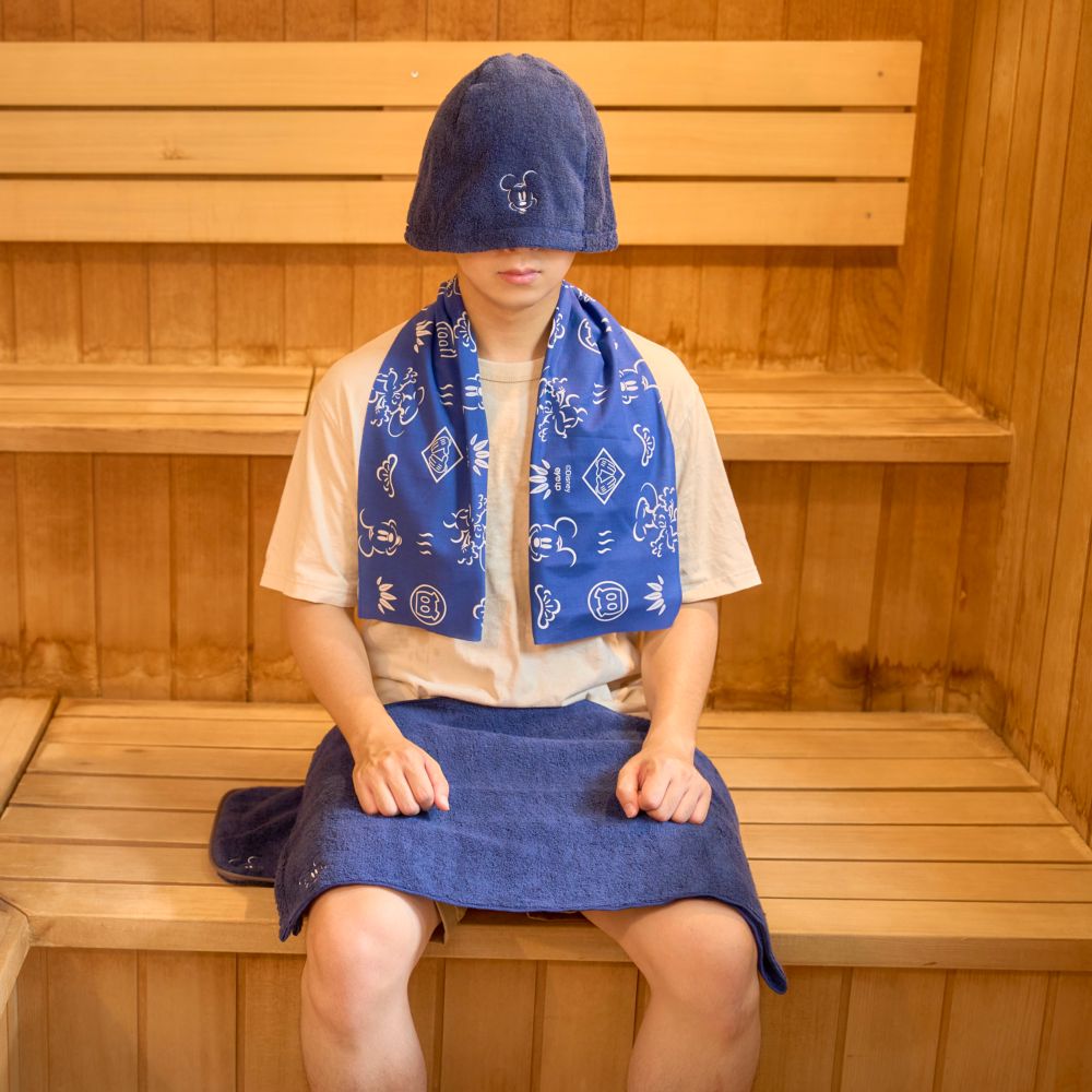 ディズニー ミッキーマウス サウナシリーズ ハーフタオル