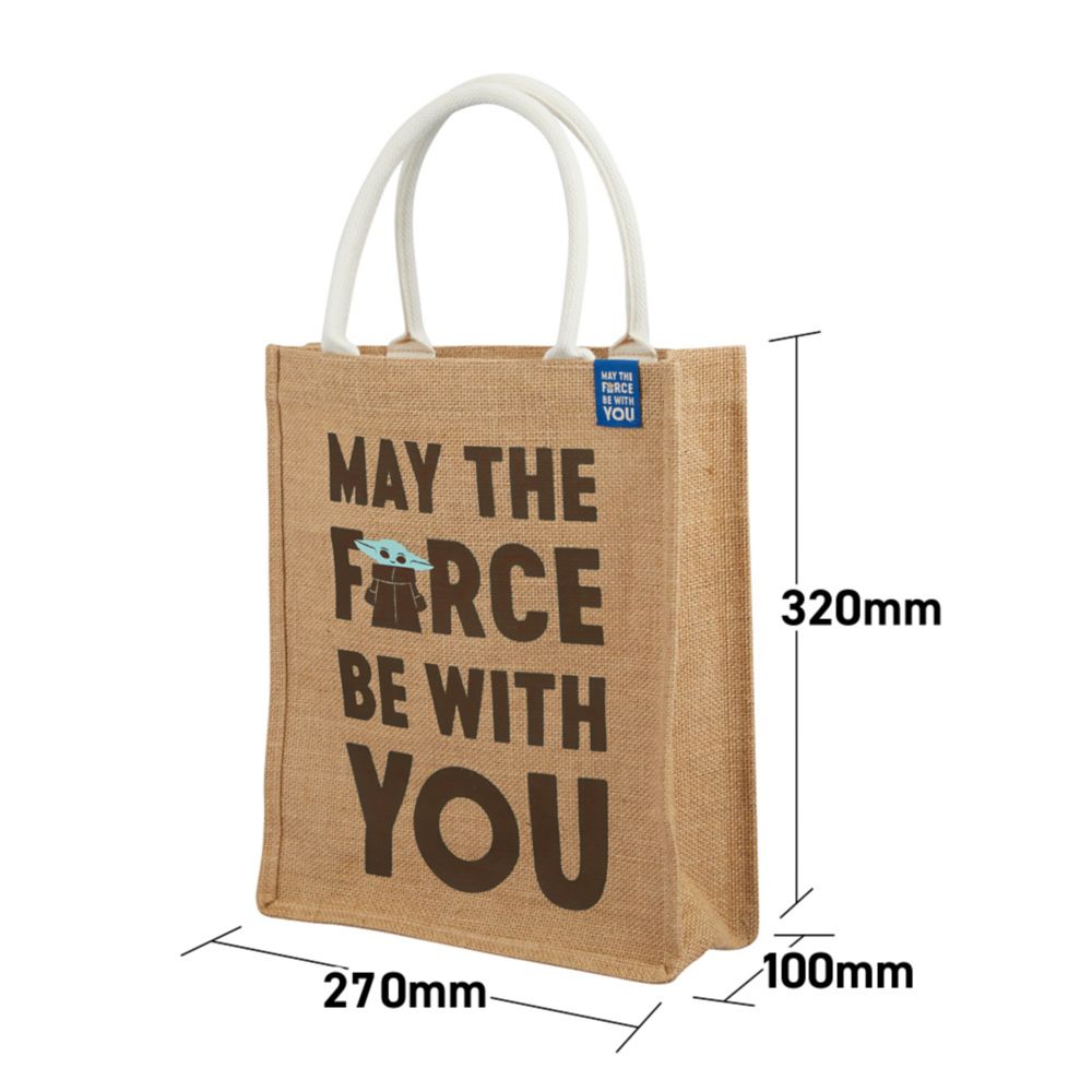 STAR WARS グローグー ジュートバッグ マスコット付（A4）