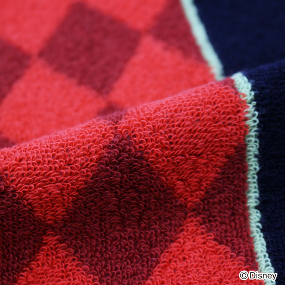 『ディズニー ツイステッドワンダーランド』 ウォッシュタオル レッド ハーツラビュル 38-5011080-HE