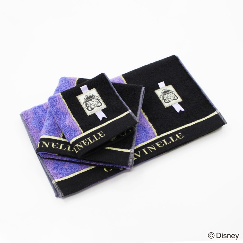 『ディズニー ツイステッドワンダーランド』 ウォッシュタオル パープル オクタヴィネル 38-5011080-OC