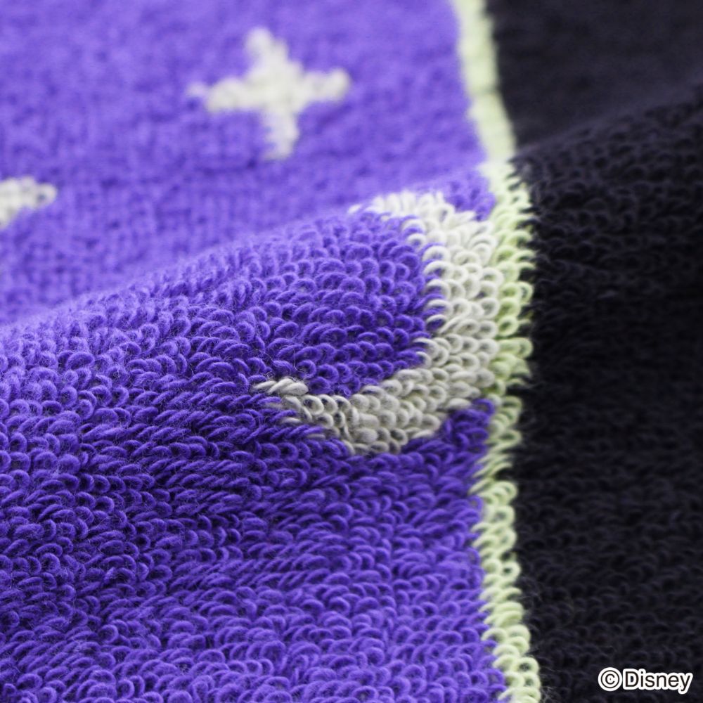 『ディズニー ツイステッドワンダーランド』 ウォッシュタオル パープル ポムフィオーレ 38-5011080-PO
